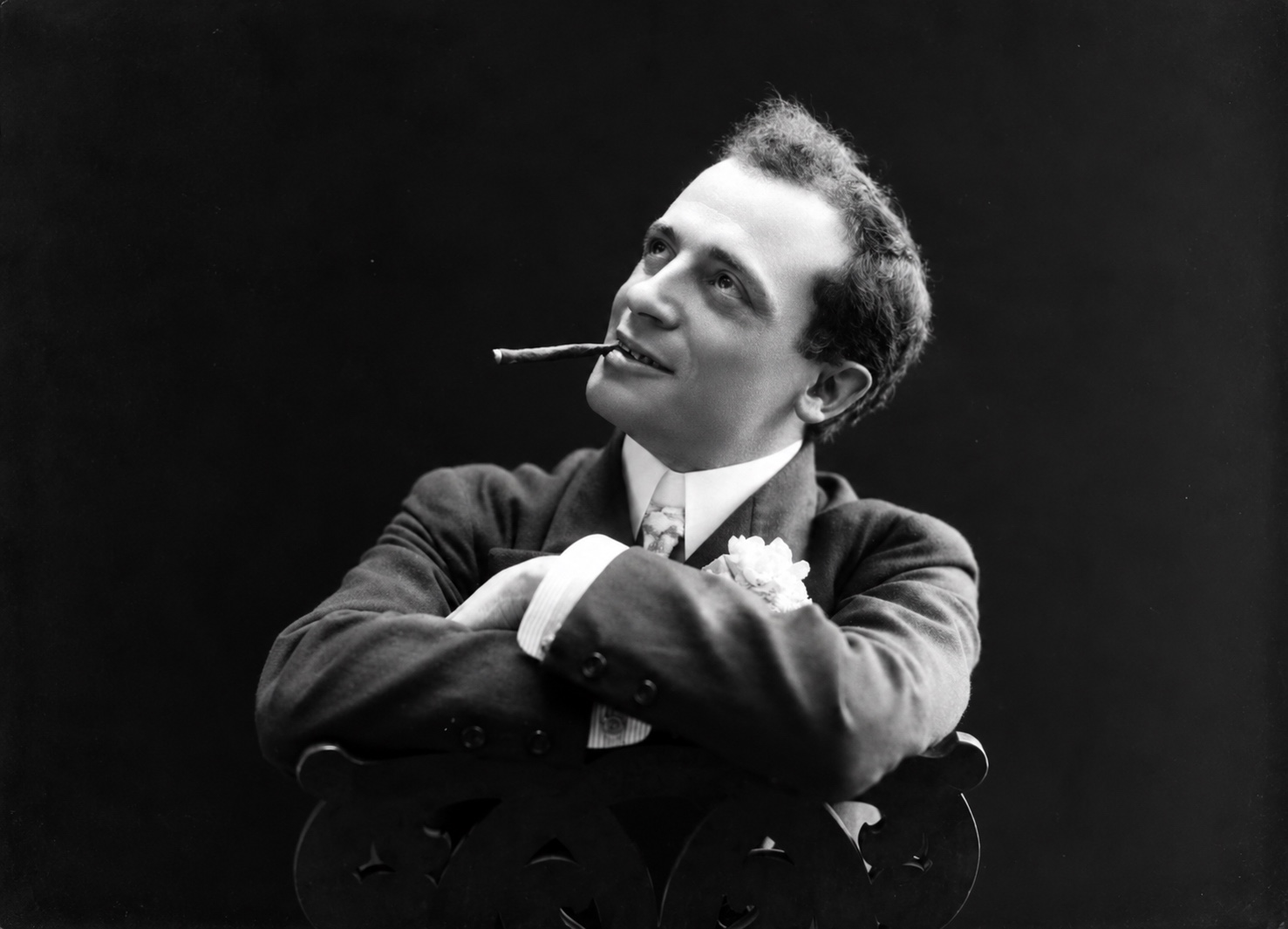 Leopoldo Fregoli in una fotografia in bianco e nero